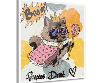 Princess Donut The Queen Ann Chonk Illustration Acrylic Print
