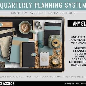 The Classics Undated Quarterly Planning System - aka &quot;the Big Fancy&quot; / Life Planner / Weekly Planner / Customizable Planner