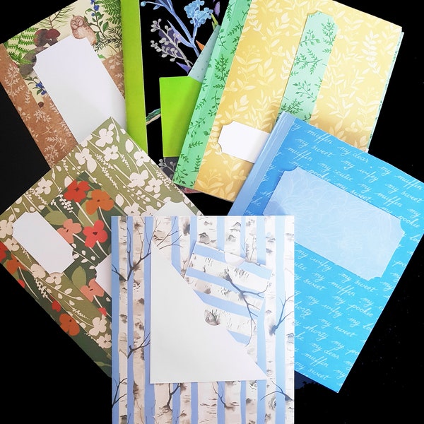 Ephemera Storage, Ephemera Booklet, Card making Storage, Journalling Tool, Scrapbooking accessory, paper scrap storage