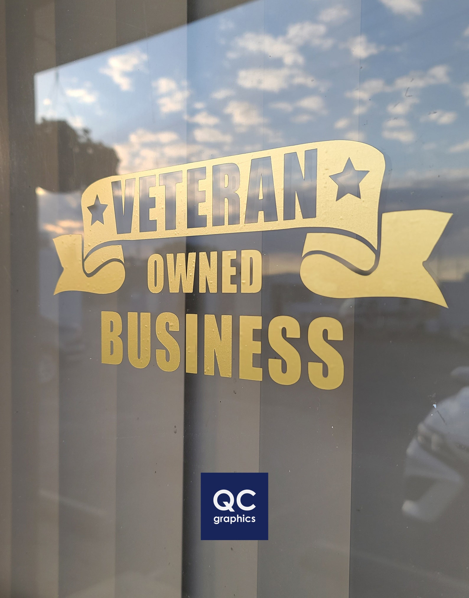 Veteran Owned Business Decal Sign For Storefront Window Etsy Veteran Owned Business Decal Sign For Storefront Window Etsy