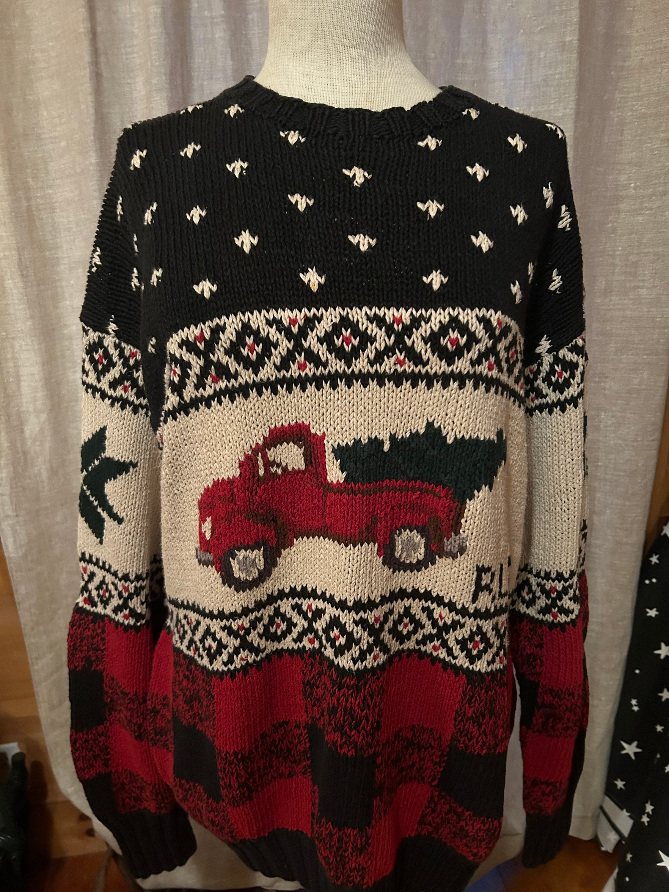 Ralph Lauren Christmas Truck Sweater