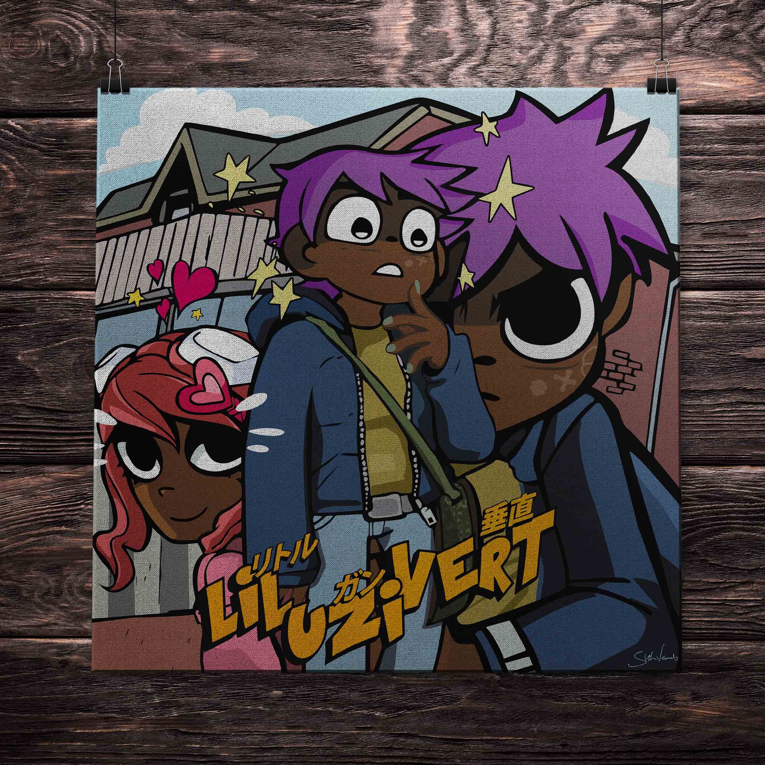 Lil Uzi Vert vs. The World CANVAS Poster Wall Art Printed Home Etsy