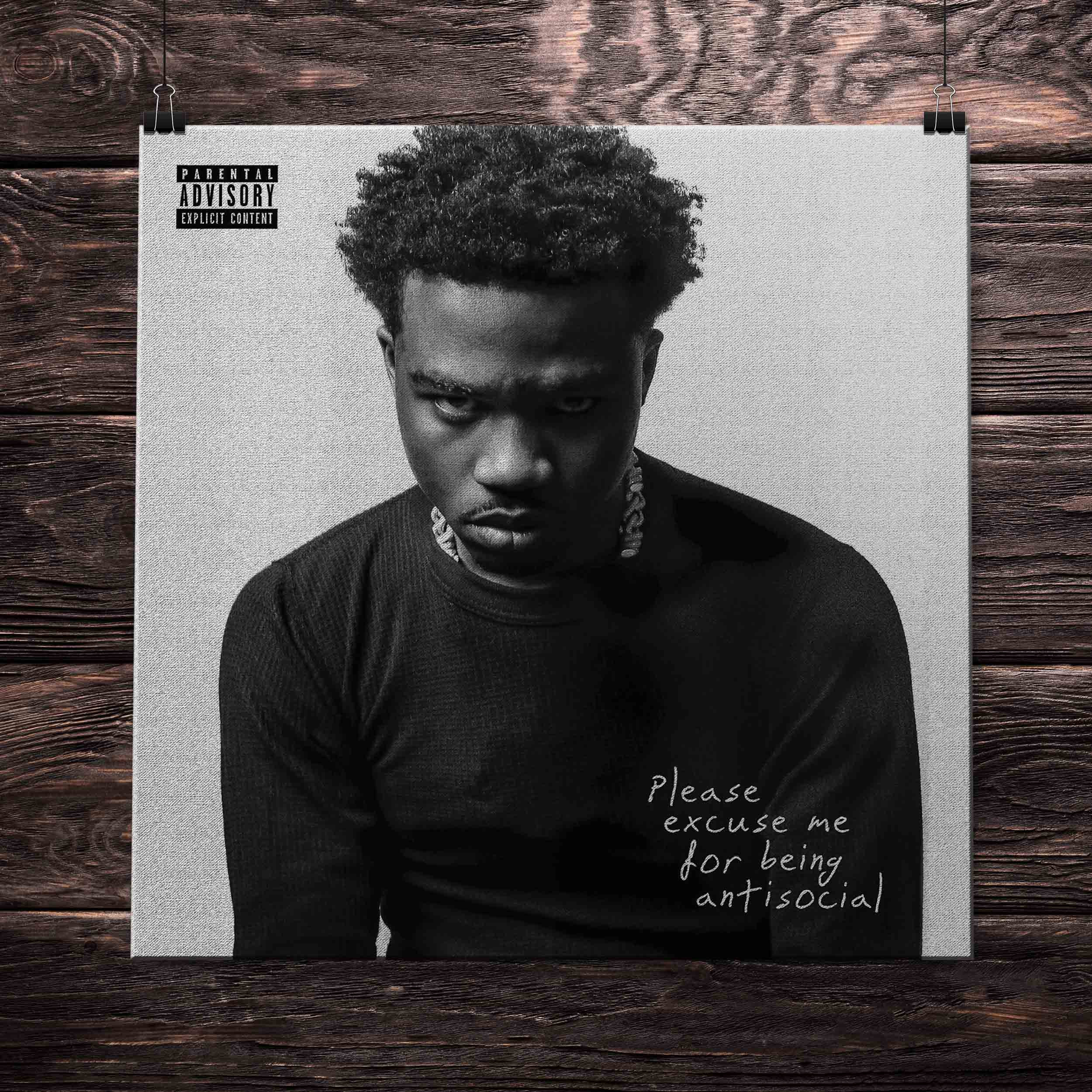 Roddy Ricch Please Excuse Me For Being Antisocial Roddy Ricch Please Excuse Me For Being Antisocial album | Etsy