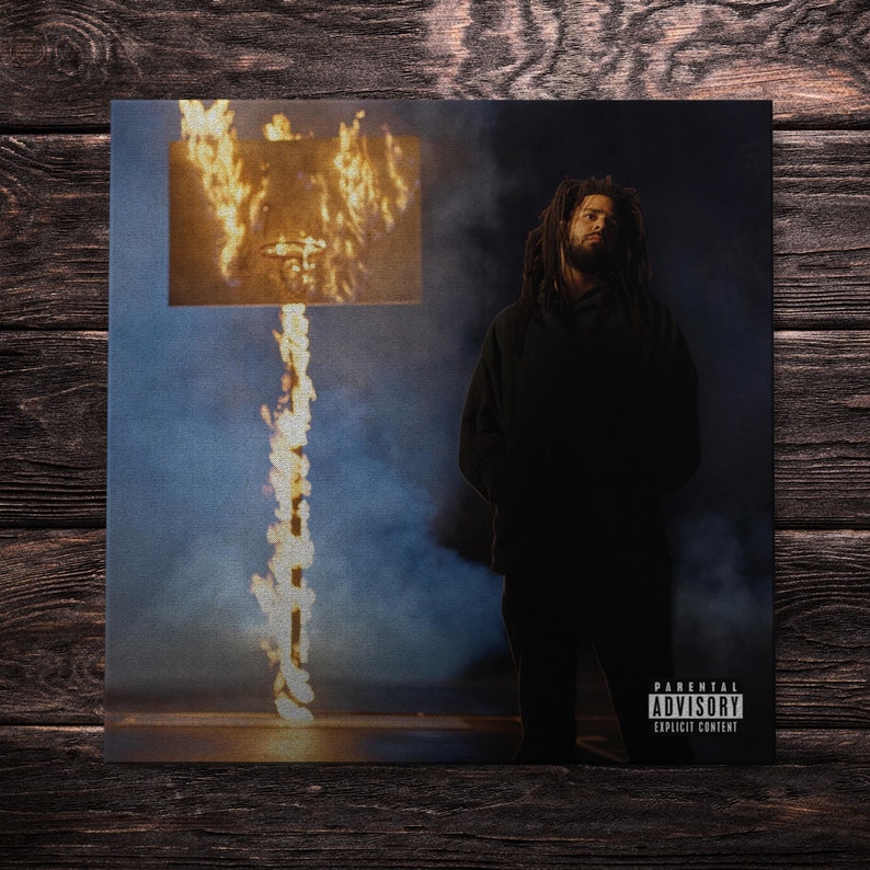 J. Cole the Off-season Album Cover CANVAS Poster Wall Art | Etsy