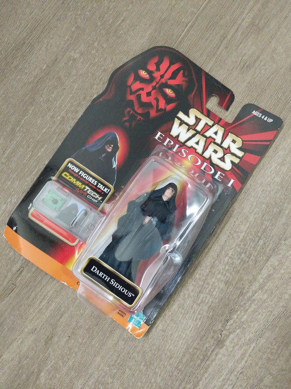 Figurines Star Wars Hasbro – 4 Blisters Avec Palpatine, Skywalker, Boba Fett – Neuf – Collection 2002