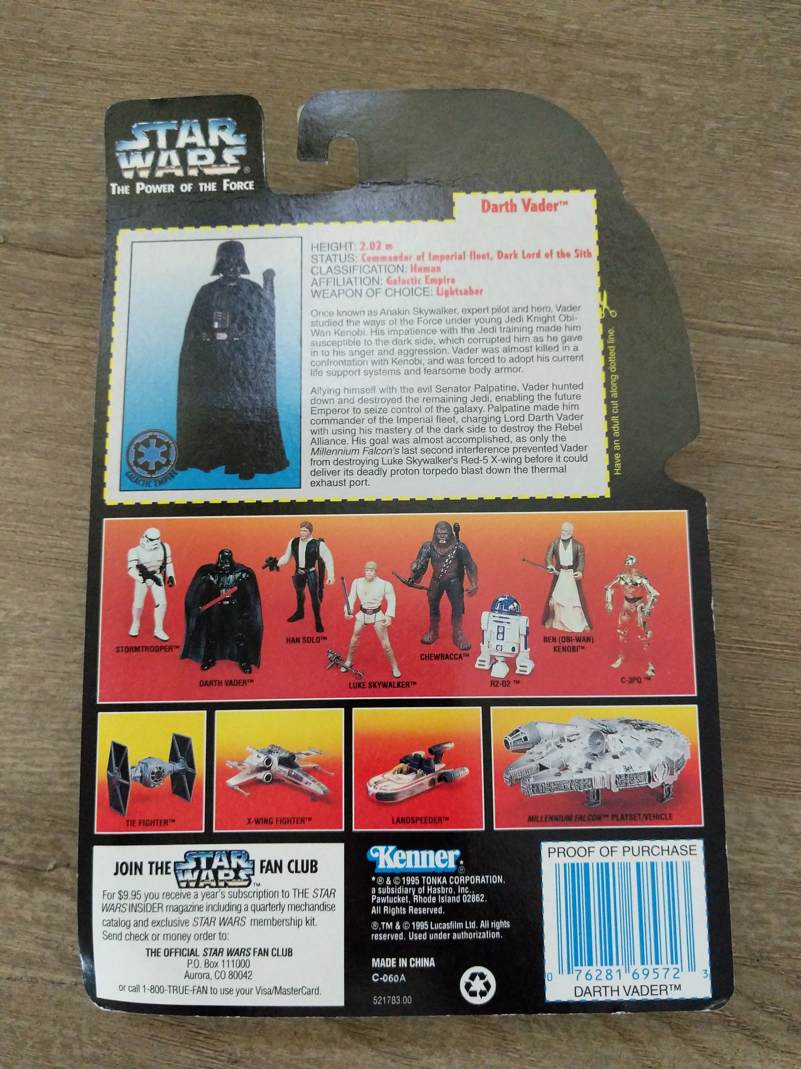 Vintage Star Wars Toys Darth Vader With Lightsaber and Etsy