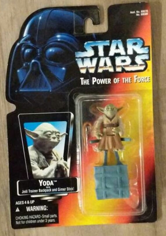 Vintage Star Wars Toys, Starwars Yoda With Jedi Trainer Backpack