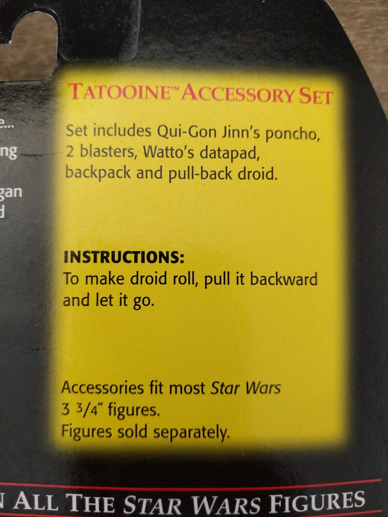 Vintage Star Wars Toys Starwars Action Figure Accessories Etsy