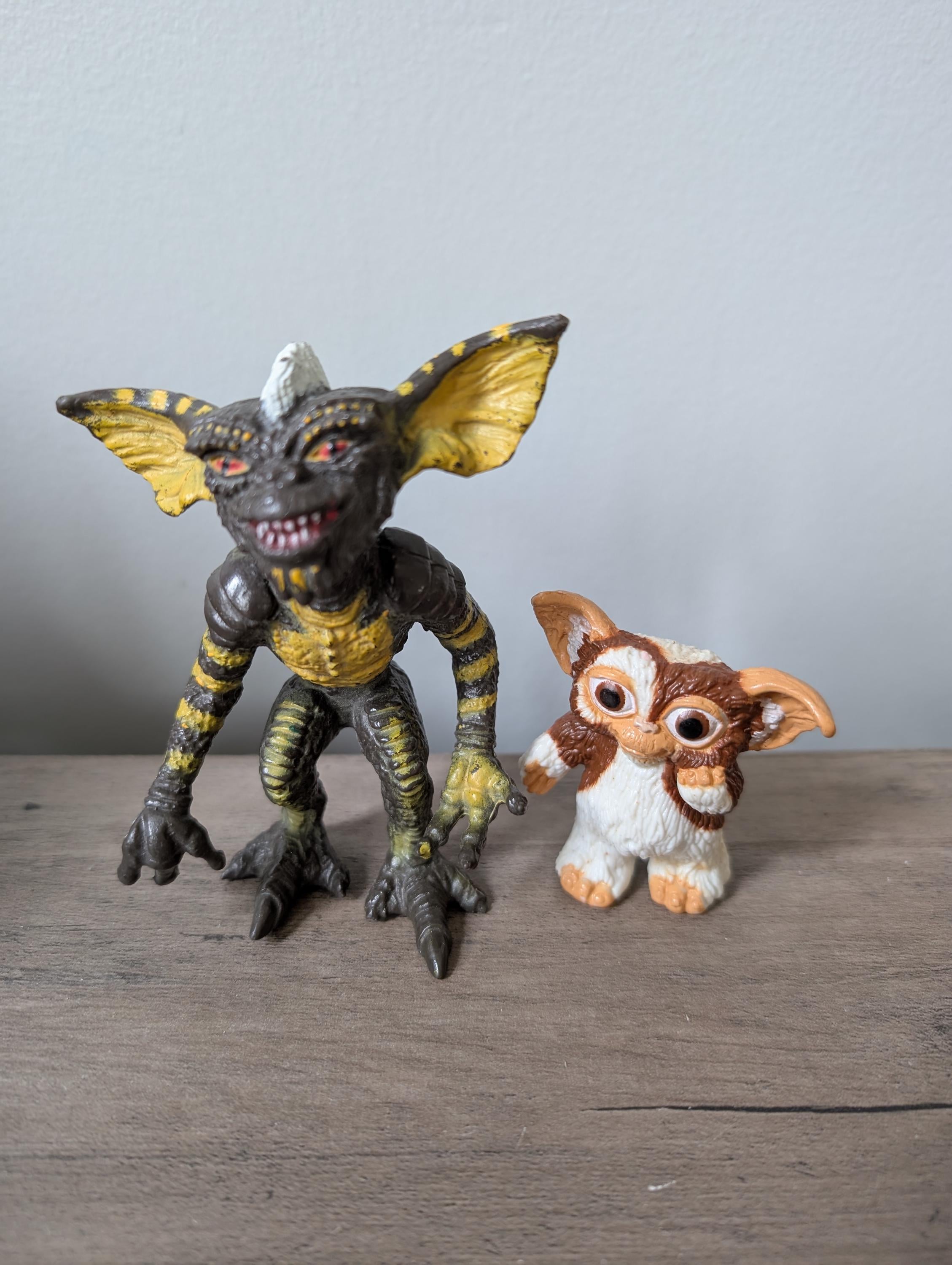 Gizmo and Stripe! Vintage Toy Original Gremlin 1984 Set From the