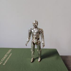Vintage Star Wars Toys, 1977 original C-3PO Kenner, StarWars Gold C3PO Collectible Action Figure, Gifts For Him *loose limbs