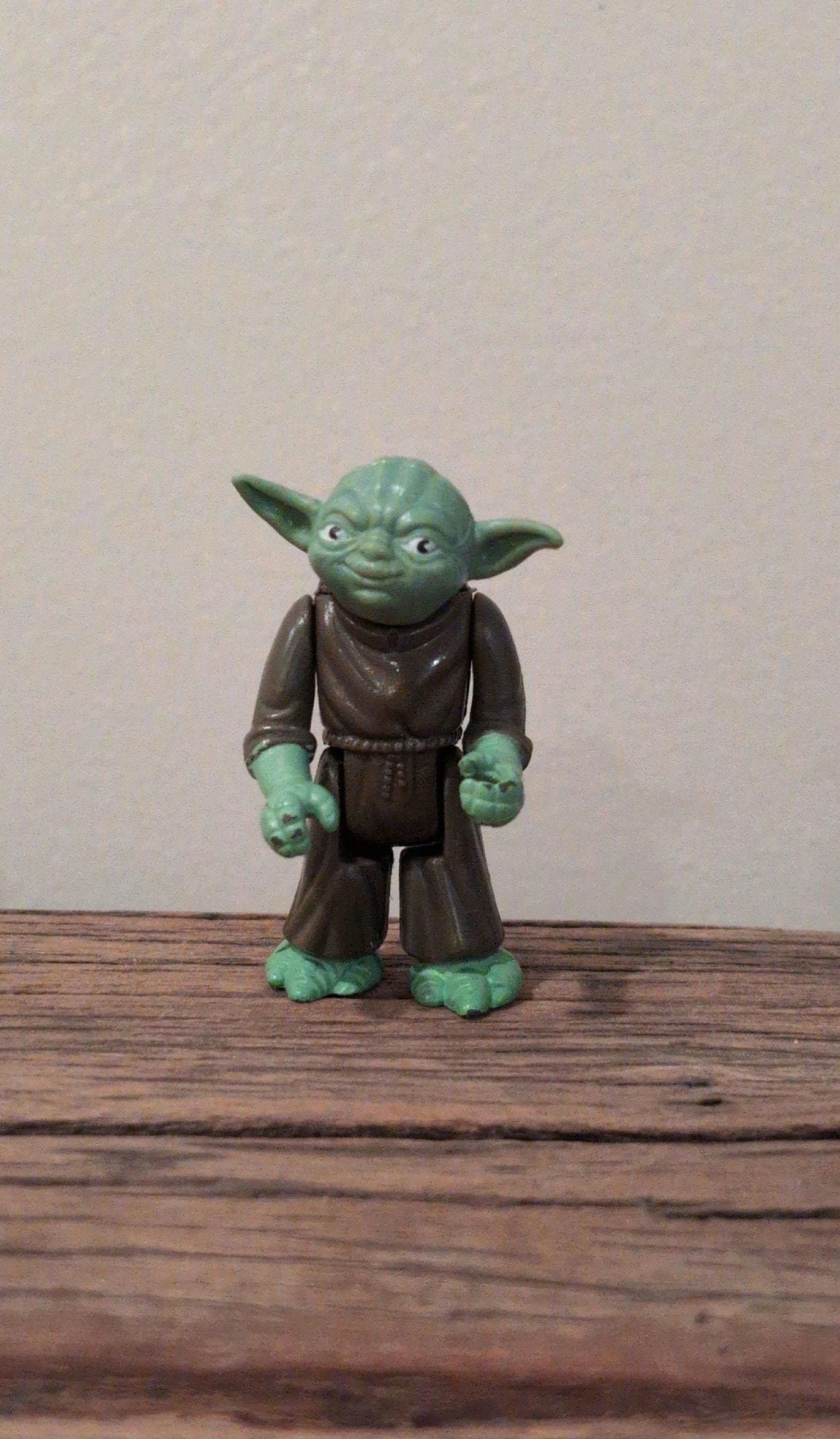 Vintage 1980 Kenner Star Wars Yoda Action Figure, the Empire