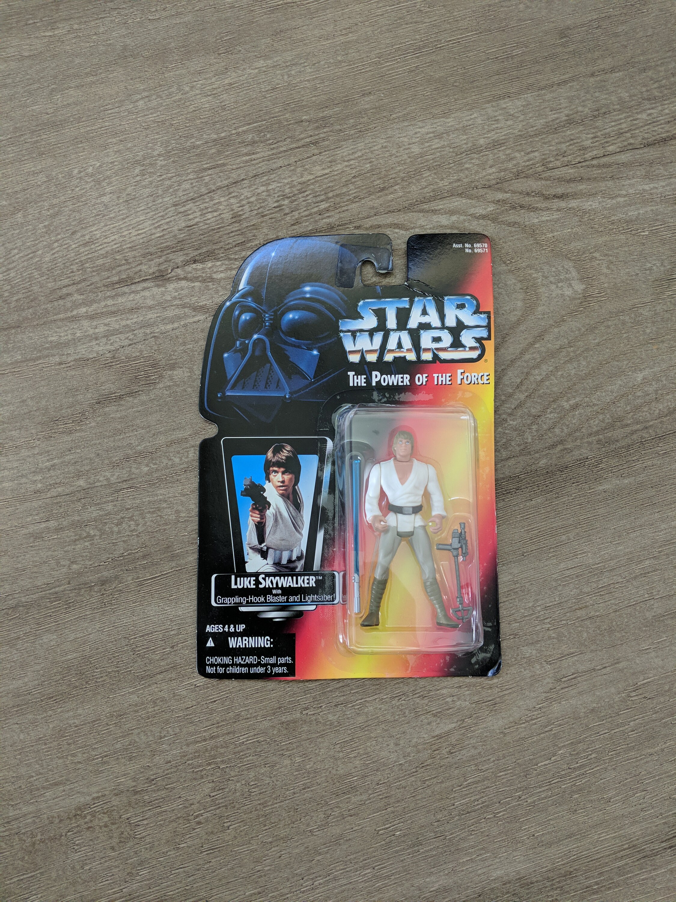 Luke With Grappling Hook Blaster and Lightsaber, Vintage Star Wars