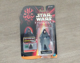 Figurine articulée vintage de Dark Sidious, Star Wars, épisode 1, neuf dans son emballage