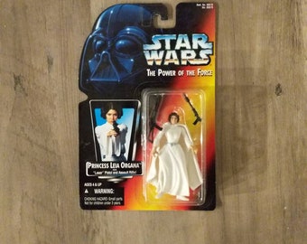 Star Wars Power of the Force Princess Leia Organa with Laser Pistol and Rifle 