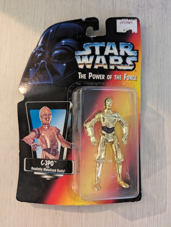 C-3PO Kenner, Vintage Star Wars Toys, Starwars Gold C3PO