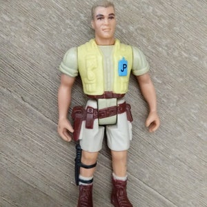 Original Robert Muldoon, Vintage Jurassic Park Toys, Action Figure, Kenner Dinosaur Toy JurassicPark Toy, The Lost World Movie