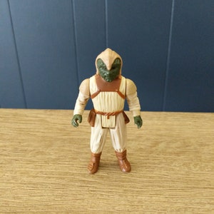 1983 KLAATU (Skiff Guard Outfit) Return Of The Jedi, Original Vintage Star Wars Action Figure Guard by Kenner, StarWars Toys, Star Wars