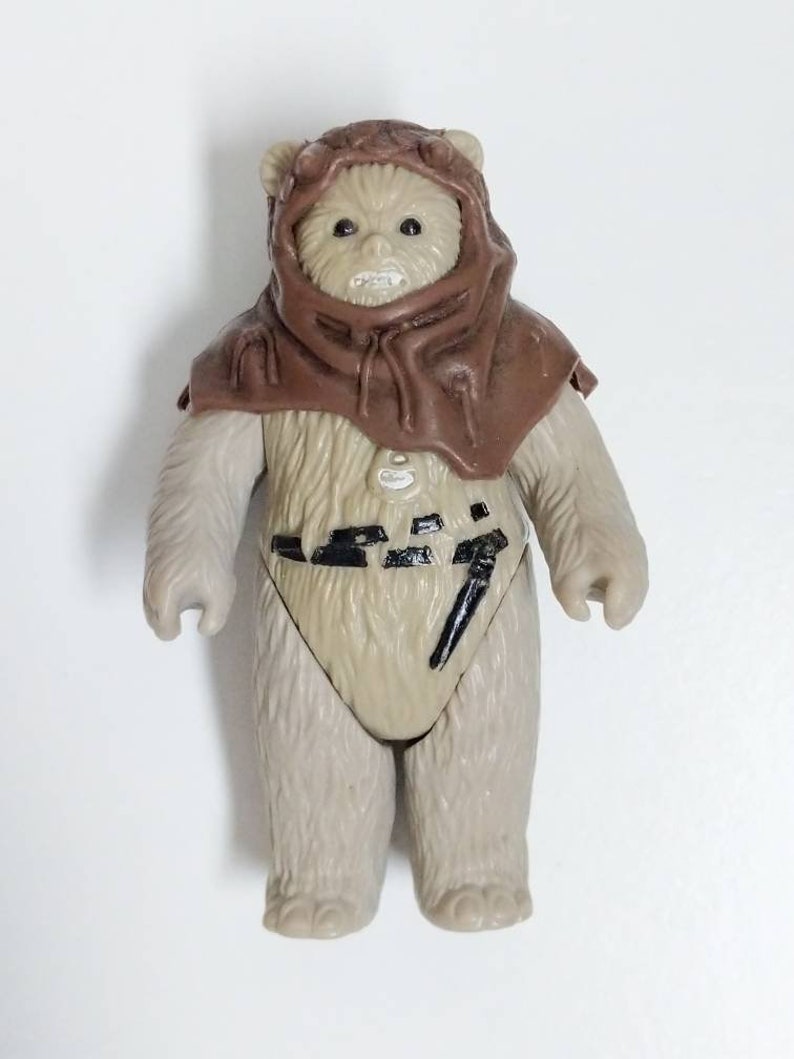 Vintage CHIEF CHIRPA Ewok Star Wars Action Figure, 1983 With Hood