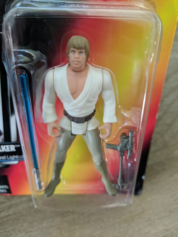 Luke With Grappling Hook Blaster and Lightsaber, Vintage Star Wars