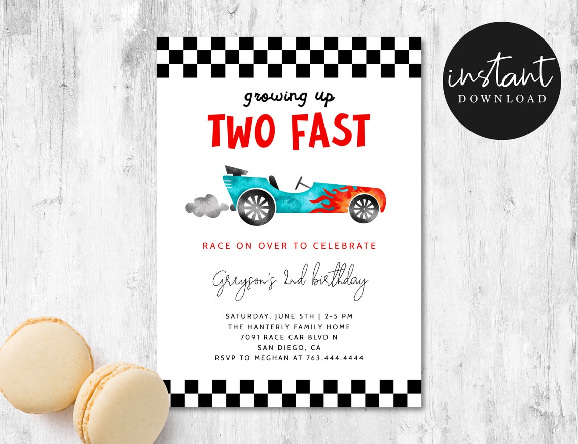 printable-two-fast-birthday-party-invitation-editable-etsy