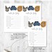 Printable Safari Theme Baby Shower Wishes for Baby, Instant Download ...