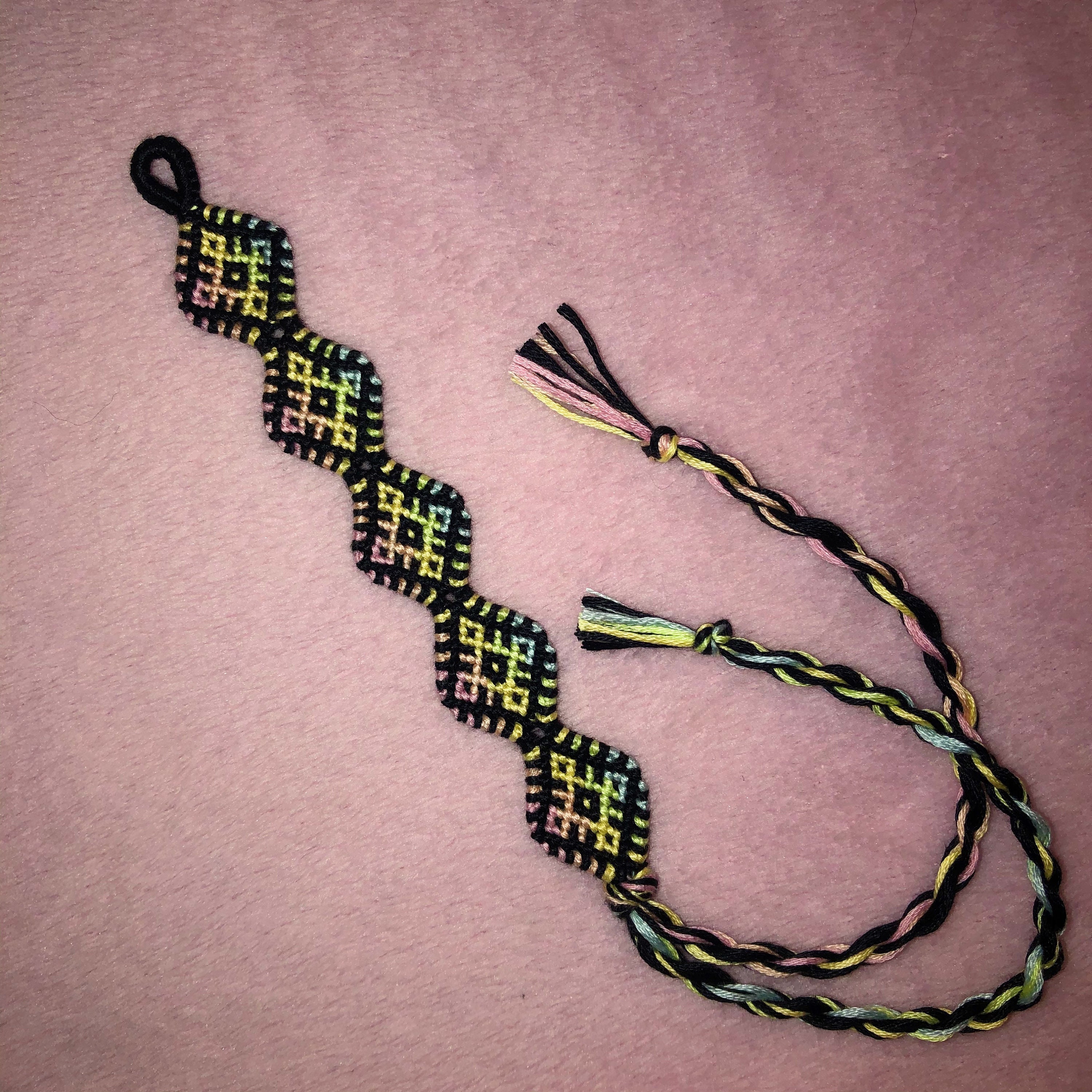 Snowflake friendship bracelet new arrivals