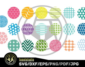 20 Circle Patterns Svg,Keychain Pattern svg,Keychain svg,patterns svg,Round Pattern,circle keychains,key fob svg, circle svg,Circle Frame