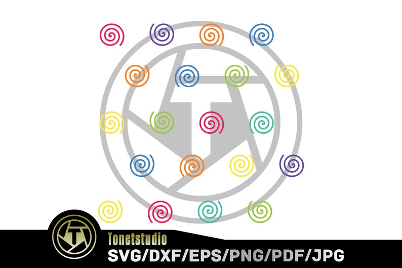Puede incluir: Un c&iacute;rculo gris con una estrella de cinco puntas en el centro. La estrella est&aacute; rodeada de 12 formas espirales de colores en tonos de rojo, naranja, amarillo, verde, azul y morado.