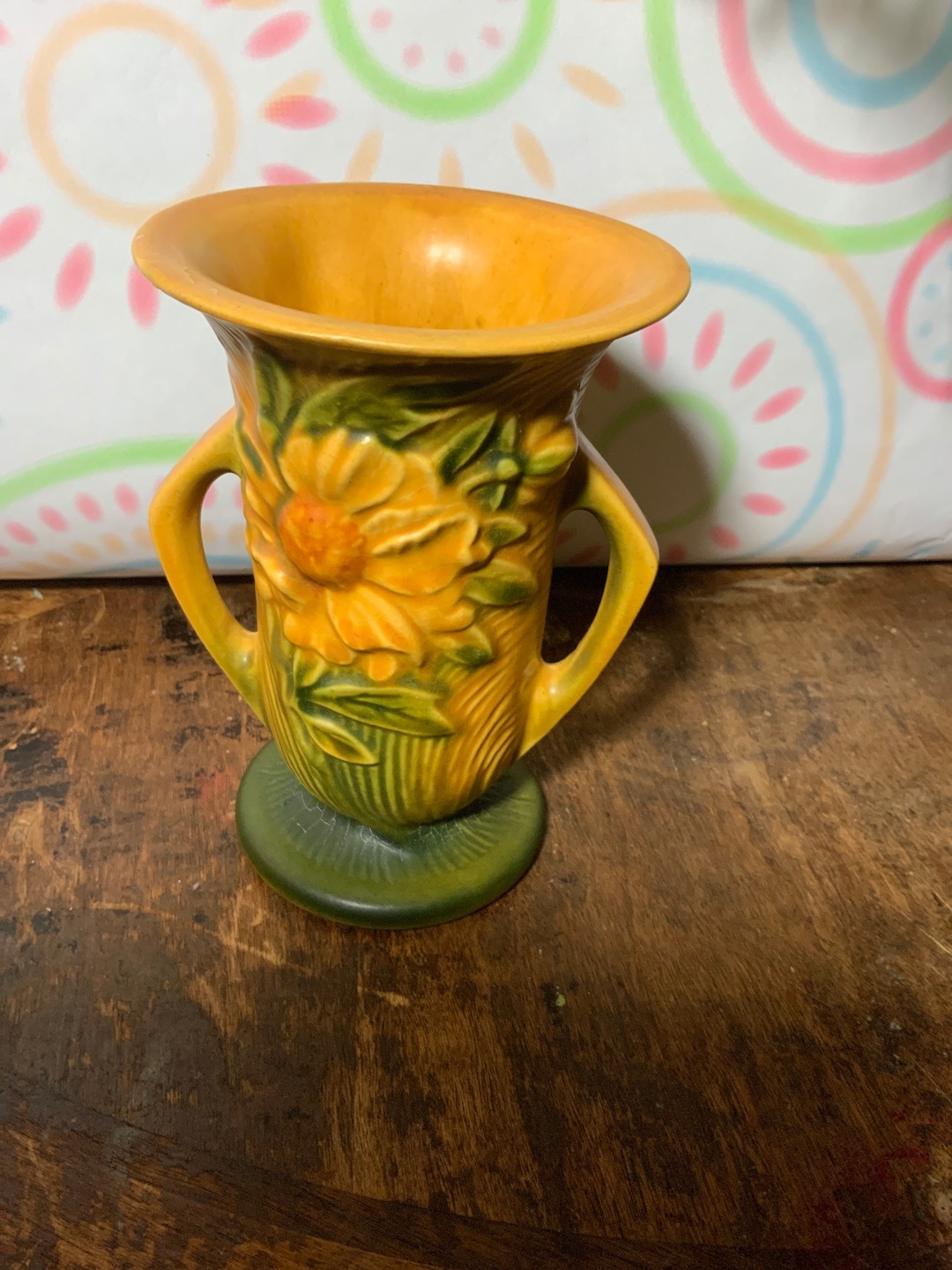 60s Vintage yellow Space Age 花器 レトロ 陶器 il_1080xN.3229978939_dbob.jpg