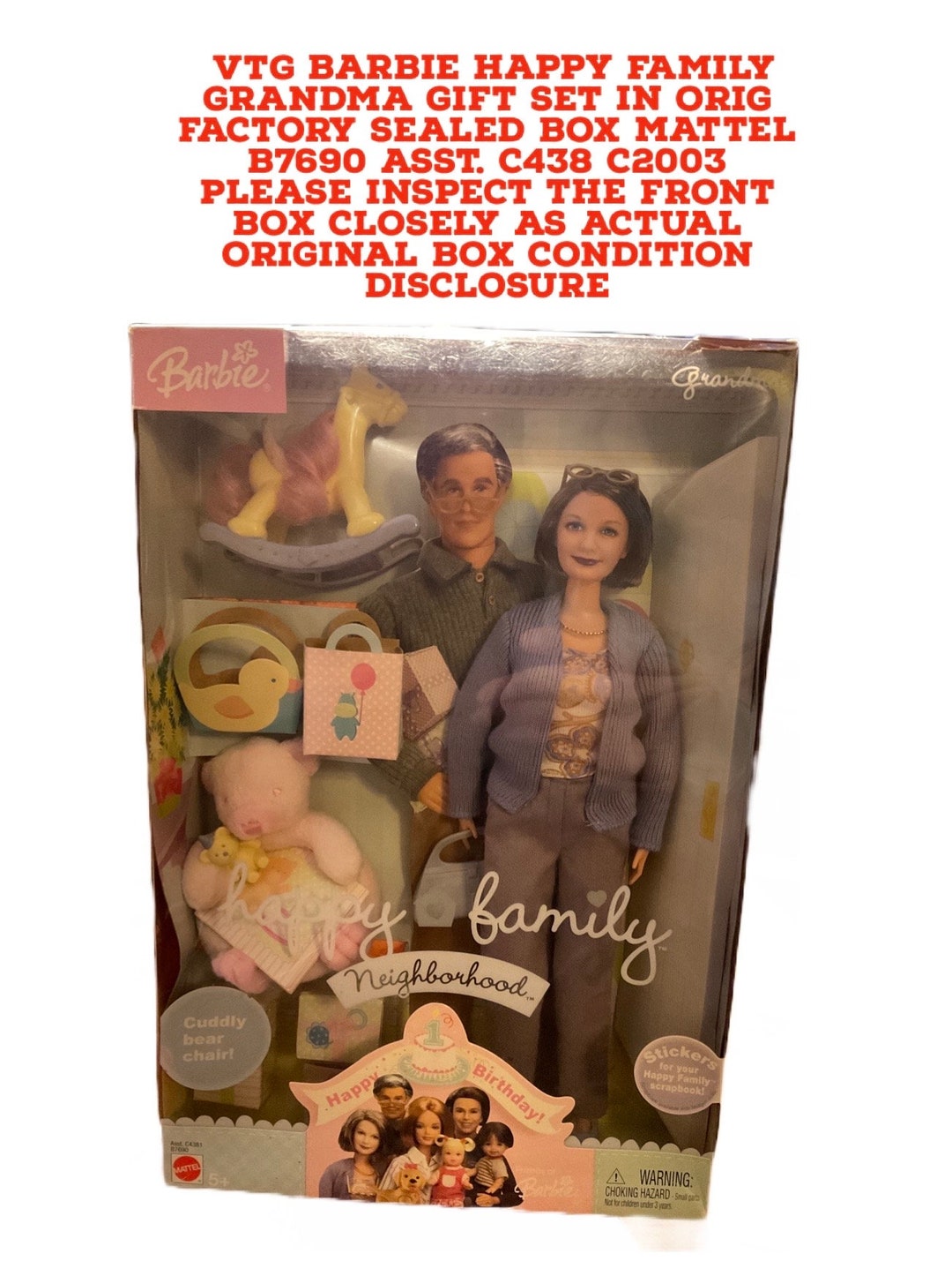 Vintage Barbie Happy Family Neighborhood Grandma Doll Mattel - Etsy
