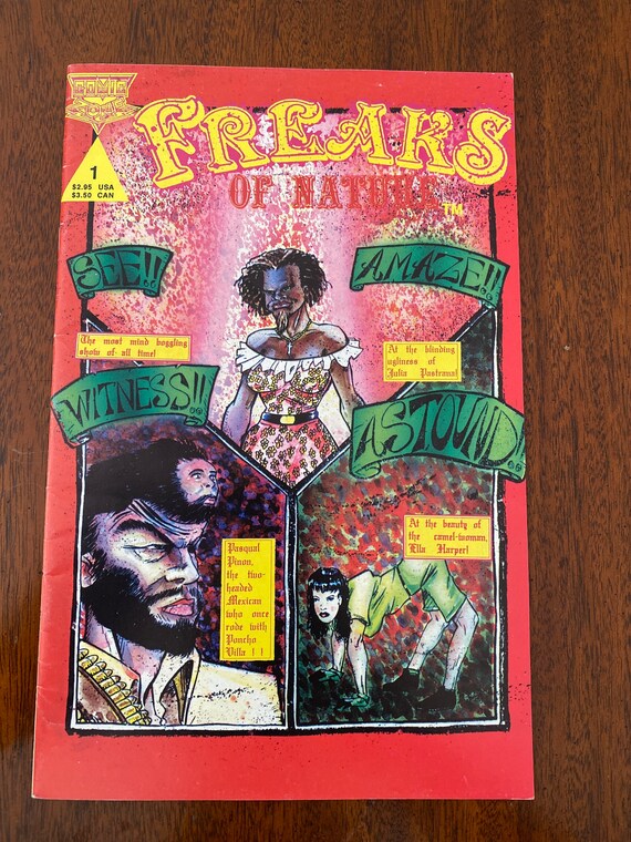 Freaks Of Nature Comic Book 1 First Issue Comic Zone Etsy