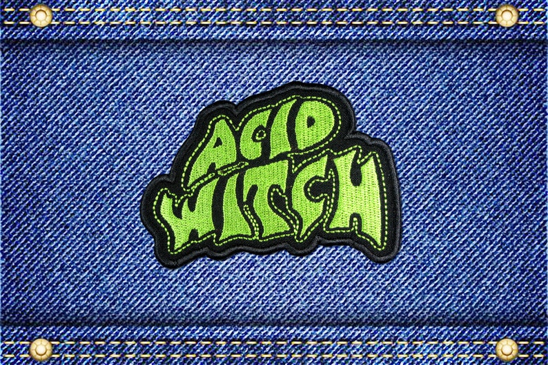 Acid Witch Band Logo Patch. Doom Metal Band Patch. Etsy