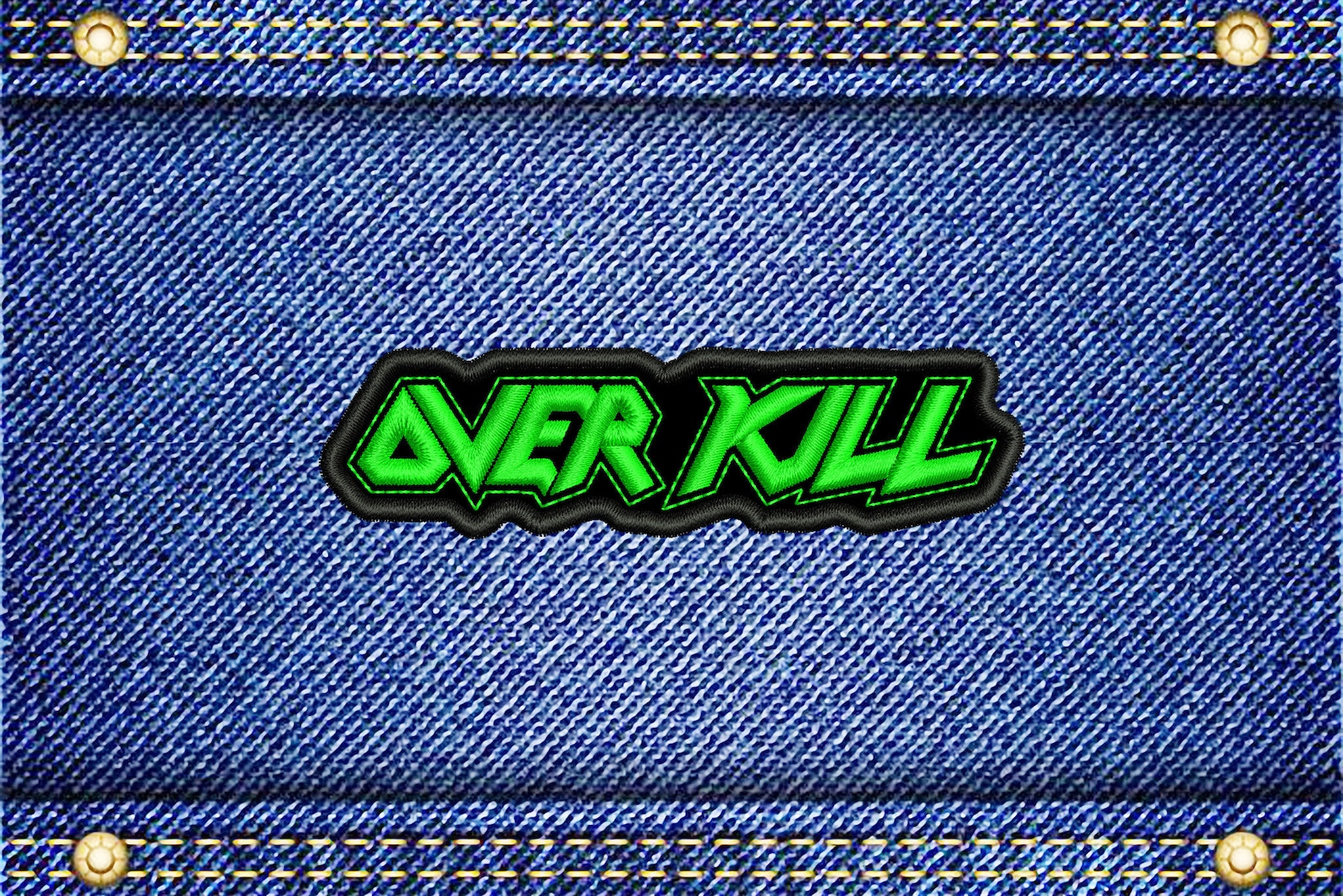 Overkill Band Logo Patch. Thrash Metal Band Patch. | Etsy