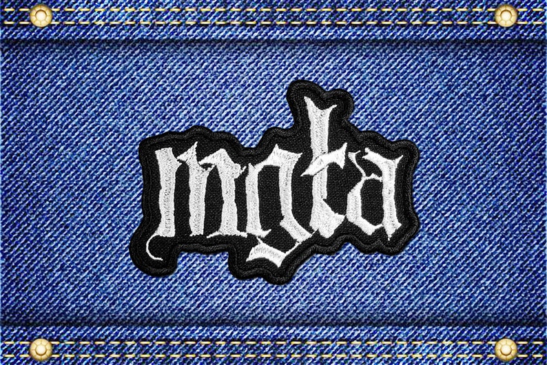 Mgla band logo patch Black Metal band patch.