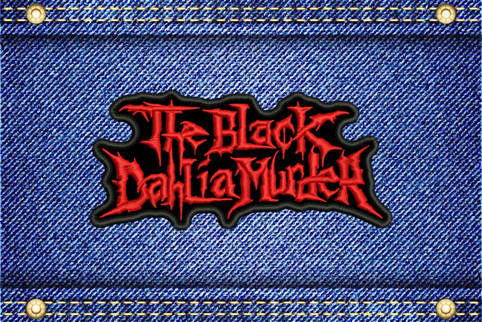 The Black Dahlia Murder Band Logo Patch. Melodic Death Metal Etsy UK