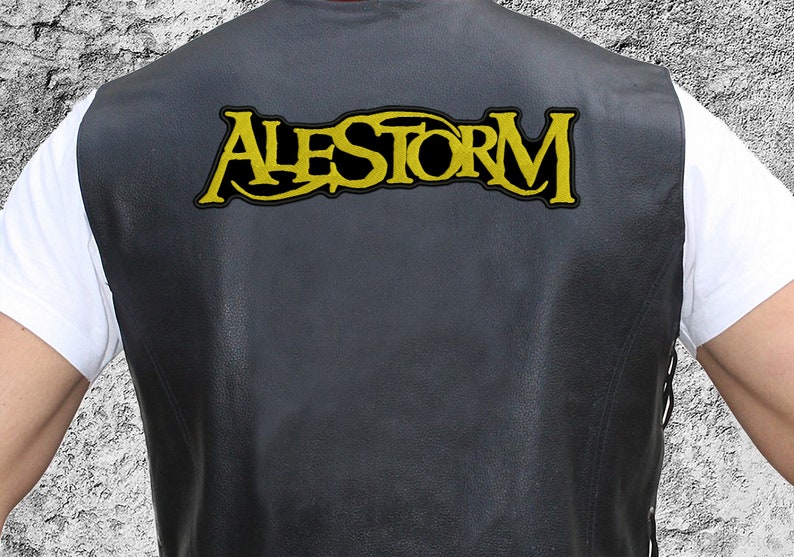 Alestorm big back patch Folk metal band patch.