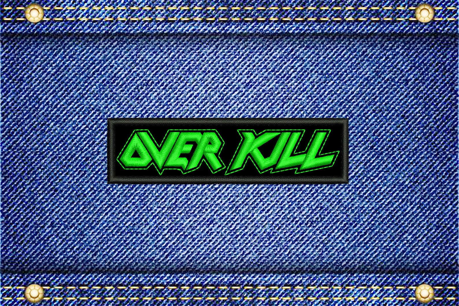 Overkill Band Logo Patch. Thrash Metal Band Patch. | Etsy