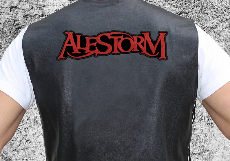 Alestorm big back patch Folk metal band patch.