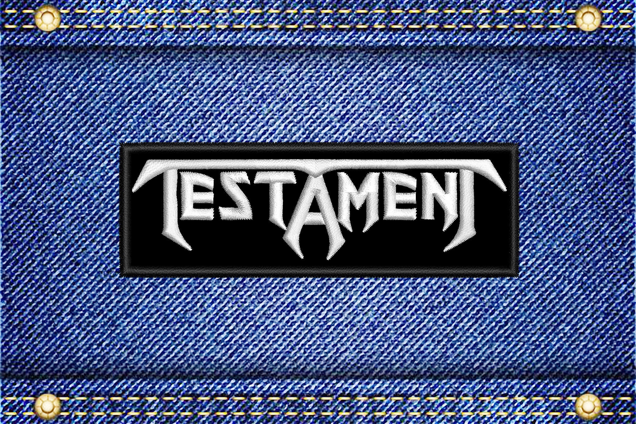 Testament band logo patch. Thrash metal band patch. Etsy