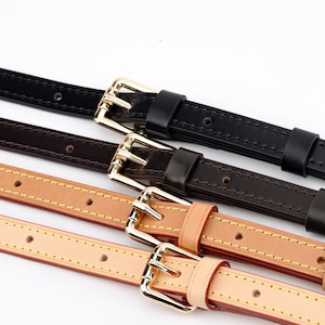 Adjustable Vachetta Leather Bag Strap: Replacement for Speedy, Alma, Neverfull & Crossbody Handbags