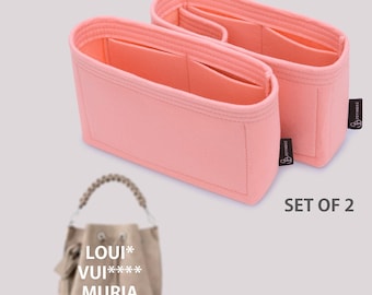 Muria Compatible Purse Organizer Set, Customizable Dual-design