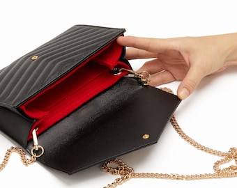 Monogram Clutch Conversion Kit, Conversion Kit for Monogram Clutch, Pochette Insert Bag Liner Purse Organizer (with or without Chain Strap)