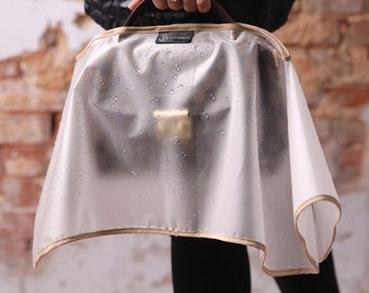 Designer Handbag Rain Protector | Bag Raincoat | Handbag Rain Slicker | Handbag Supplies | Tote Bag Protector | Weather-Resistant Protector