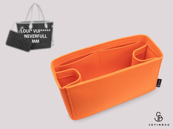 Organizer Per Borsa In Feltro Beige | 11 Scomparti + Tasca Cerniera | Scomparto Centrale Rimovibile | Accessorio Per Borsa Donna