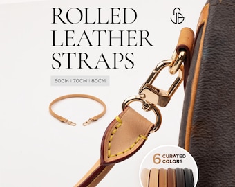 Speedy P9 Soft Rolled Leather Bag Strap, Replacement Shoulder Handle, 60 70 80cm