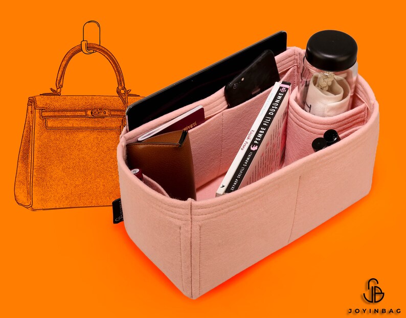 Purse Organizer for Her. Kelly Tote Bag Organizer Designer Etsy