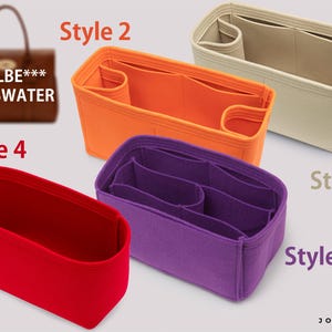Organiseur de luxe en feutre pour sacs Bayswater | Doublure de sac à main personnalisable avec plusieurs poches pour une organisation optimale du sac