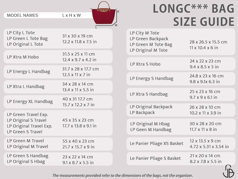 Le Pliage Energy Handbag Organizer Felt Insert with Zipper Pocket image 3