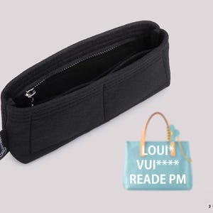 Custom Felt Reade PM Organizer - Handbag Insert for - Purse Insert with Multiple Pockets & Zipper - Bag Organizer