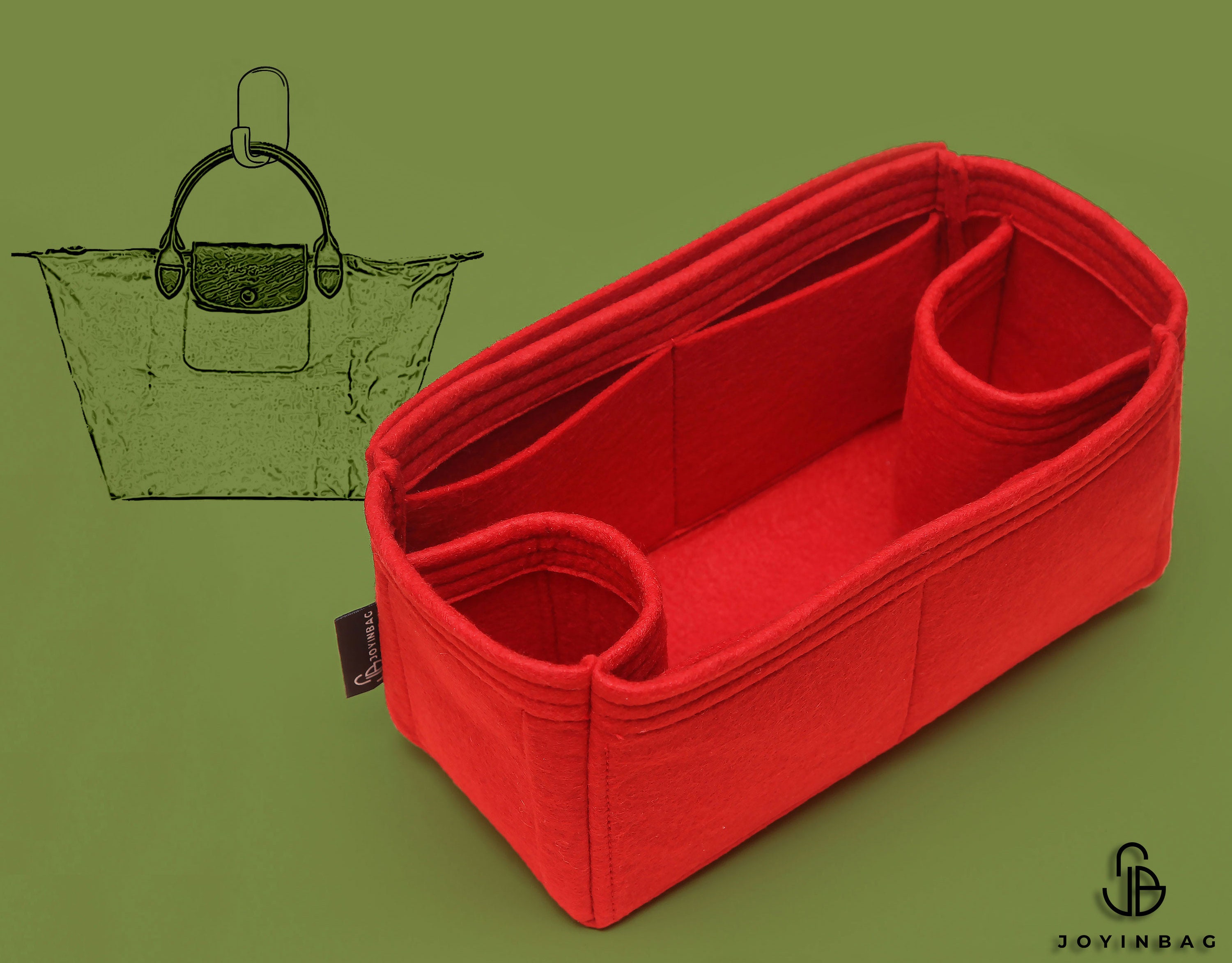 Designer Handbag Organizer Purse Storage P\u00e9n\u00e9lope Bags Tote Bag Organizer Purse Insert Bag Liner Purse Organizer For Longch